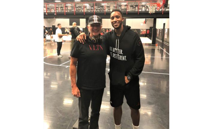 Dave with Evan Turner