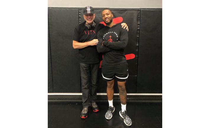 Dave with Damian Lillard