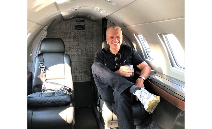 Dave in a Citation Jet