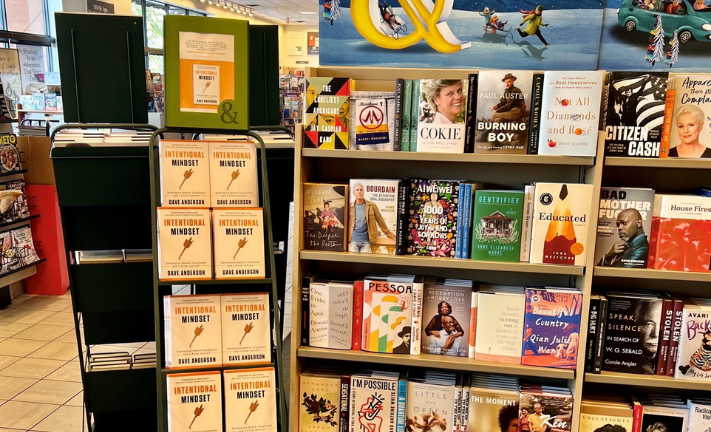 Intentional Mindset on display at Barnes & Noble in Manhattan Beach California